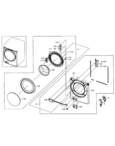 Front/door assy