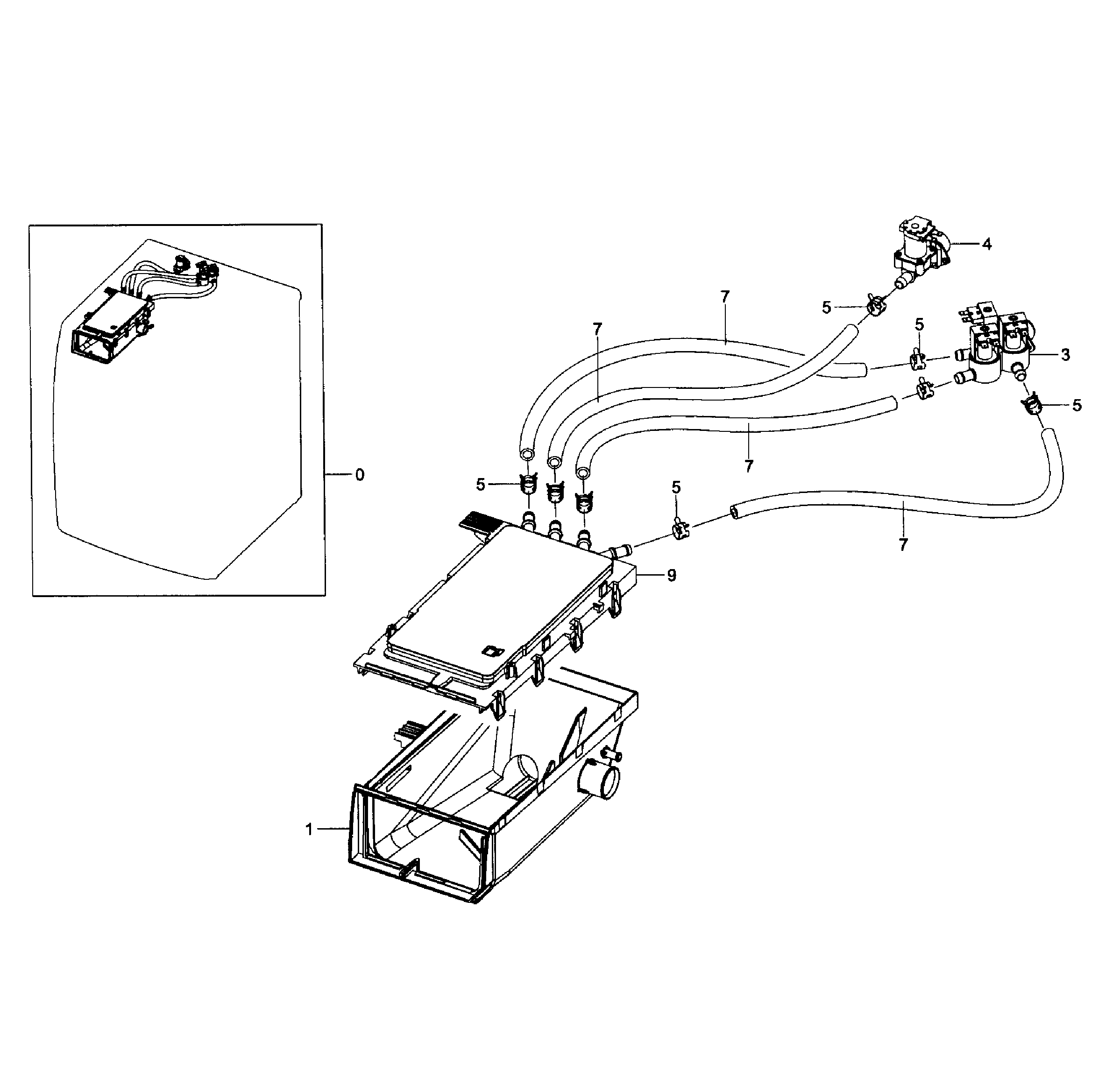 Drawer housing