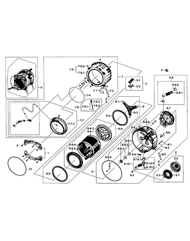Tub/drum assy