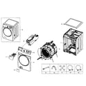 Samsung WF393BTPARA/A1-01 main assy diagram