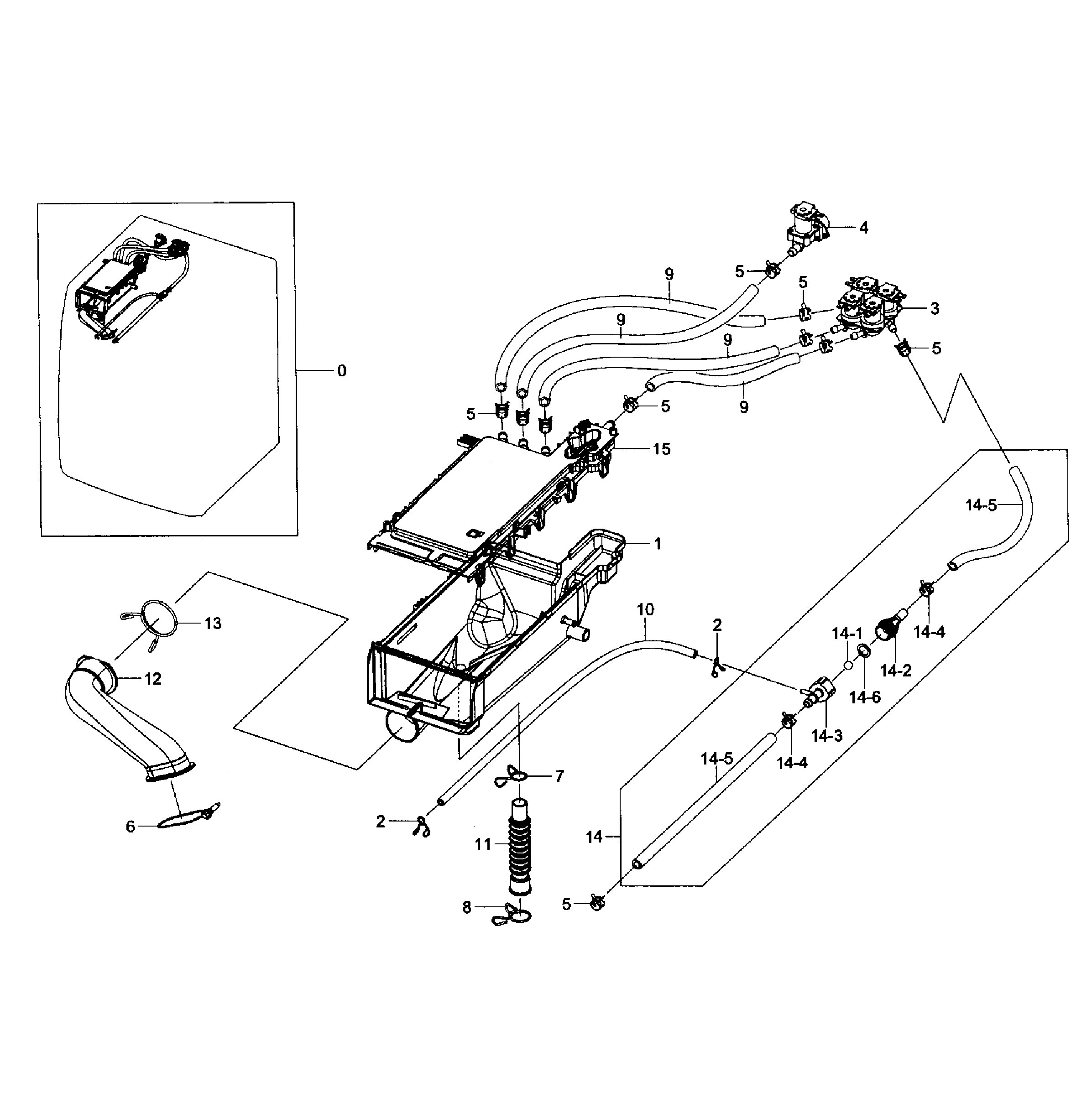 Drawer housing