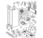 Samsung RS2630SH/XAA-00 cabinet diagram