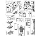 Samsung RS2630SW/XAA-00 freezer diagram