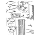 Samsung RS2630SW/XAA-00 refrigerator diagram