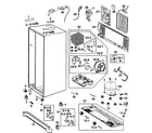 Samsung RS2630SW/XAA-00 cabinet diagram