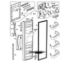 Samsung RS2630SW/XAA-00 left door diagram