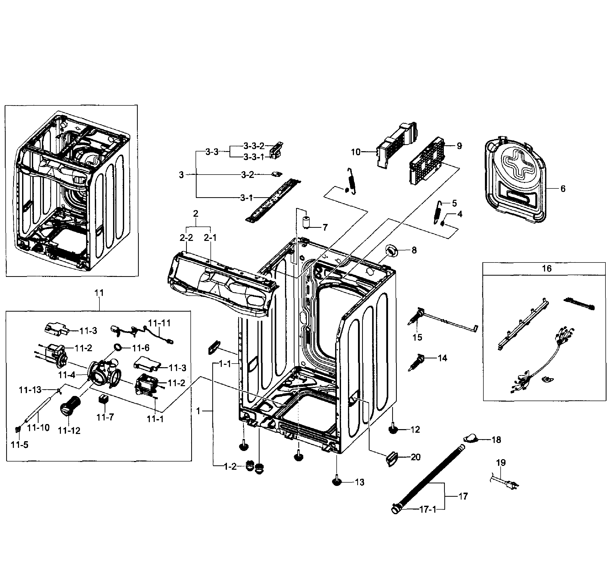 Frame assy