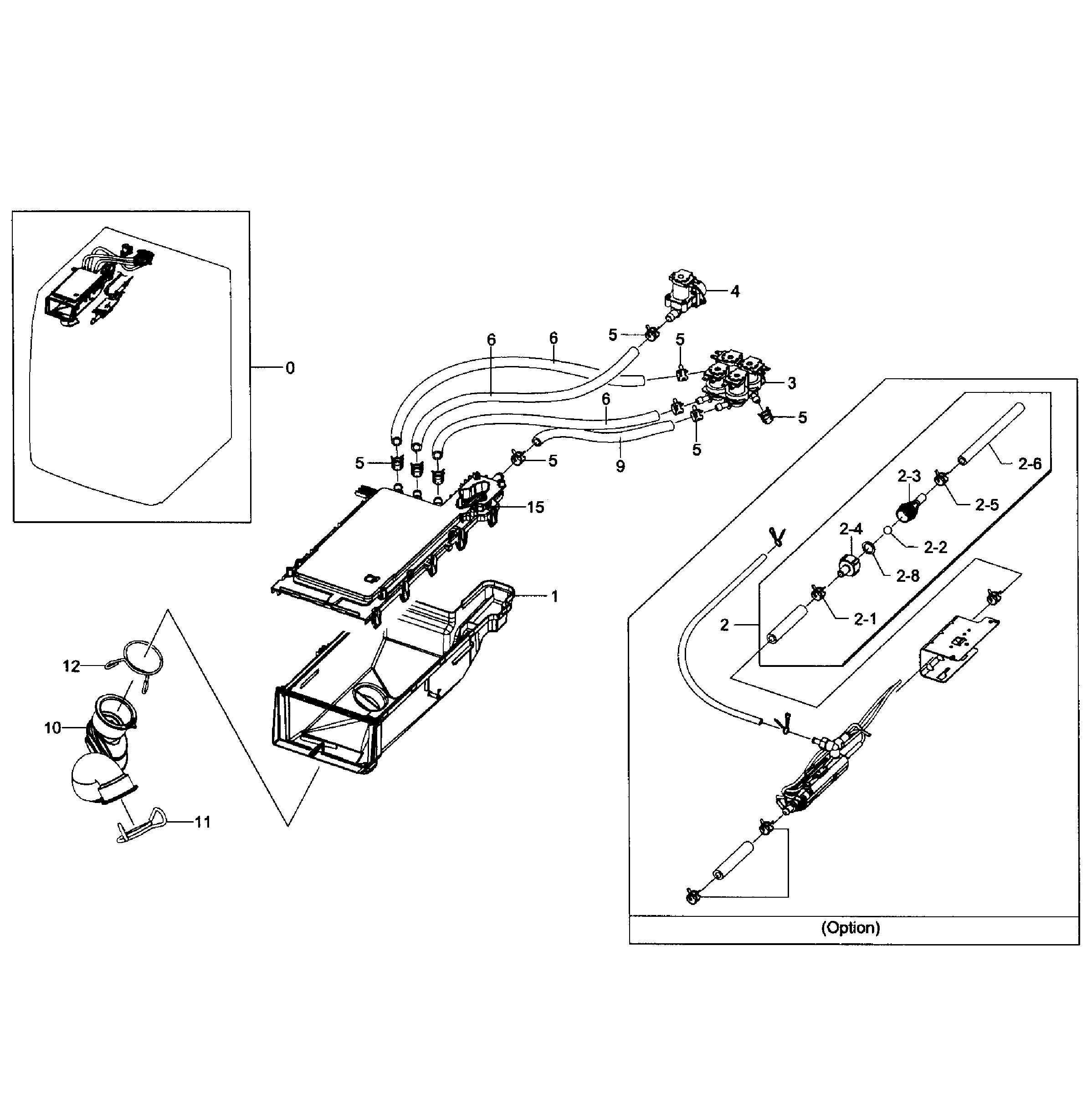 Drawer housing