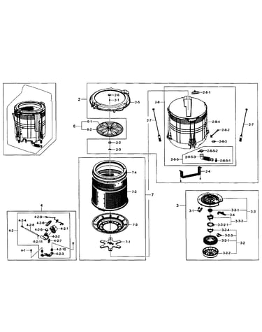 Tub assy