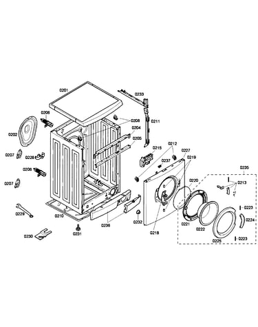 Front/frame assy
