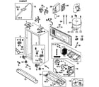 Samsung RS264ABBP/XAA-00 cabinet diagram