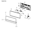 Samsung PN60E530A3FXZA-TS02 cabinet parts diagram