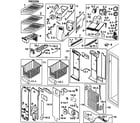 Samsung RS265LABP/XAA-00 freezer diagram