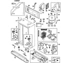 Samsung RS265LABP/XAA-00 cabinet diagram