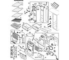 Samsung RS265LAWP/XAA-00 refrigerator diagram
