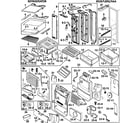 Samsung RS267LBRS/XAA-00 refrigerator diagram