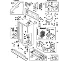 Samsung RS267LBSH/XAA-00 cabinet diagram