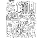 Samsung RS277ACBP/XAA-00 refrigerator diagram