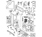 Samsung RS277ACWP/XAA-00 cabinet diagram