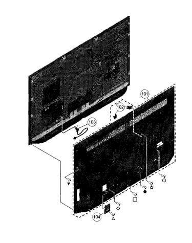 Rear cabinet