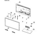 Samsung UN32EH4000FXZA-TS02 cabinet parts diagram