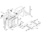 Bosch SHX68R55UC/67 cabinet diagram