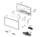 Samsung UN40EH5300FXZA-HH02 cabinet parts diagram
