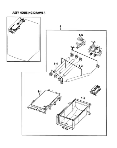 Housing drawer