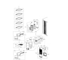 Samsung RSG309AARS/XAA-01 freezer diagram