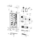 Samsung RSG309AARS/XAA-01 cabinet diagram