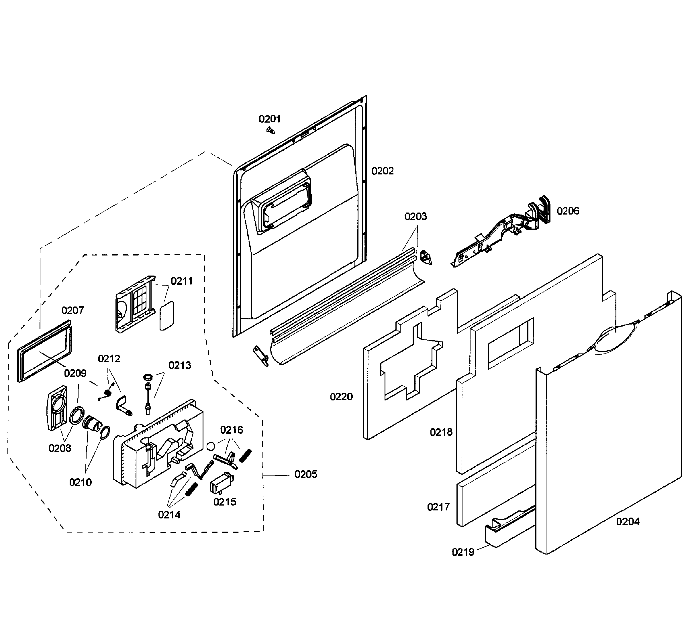Door assy