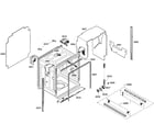Bosch SHE55M12UC/57 cabinet diagram