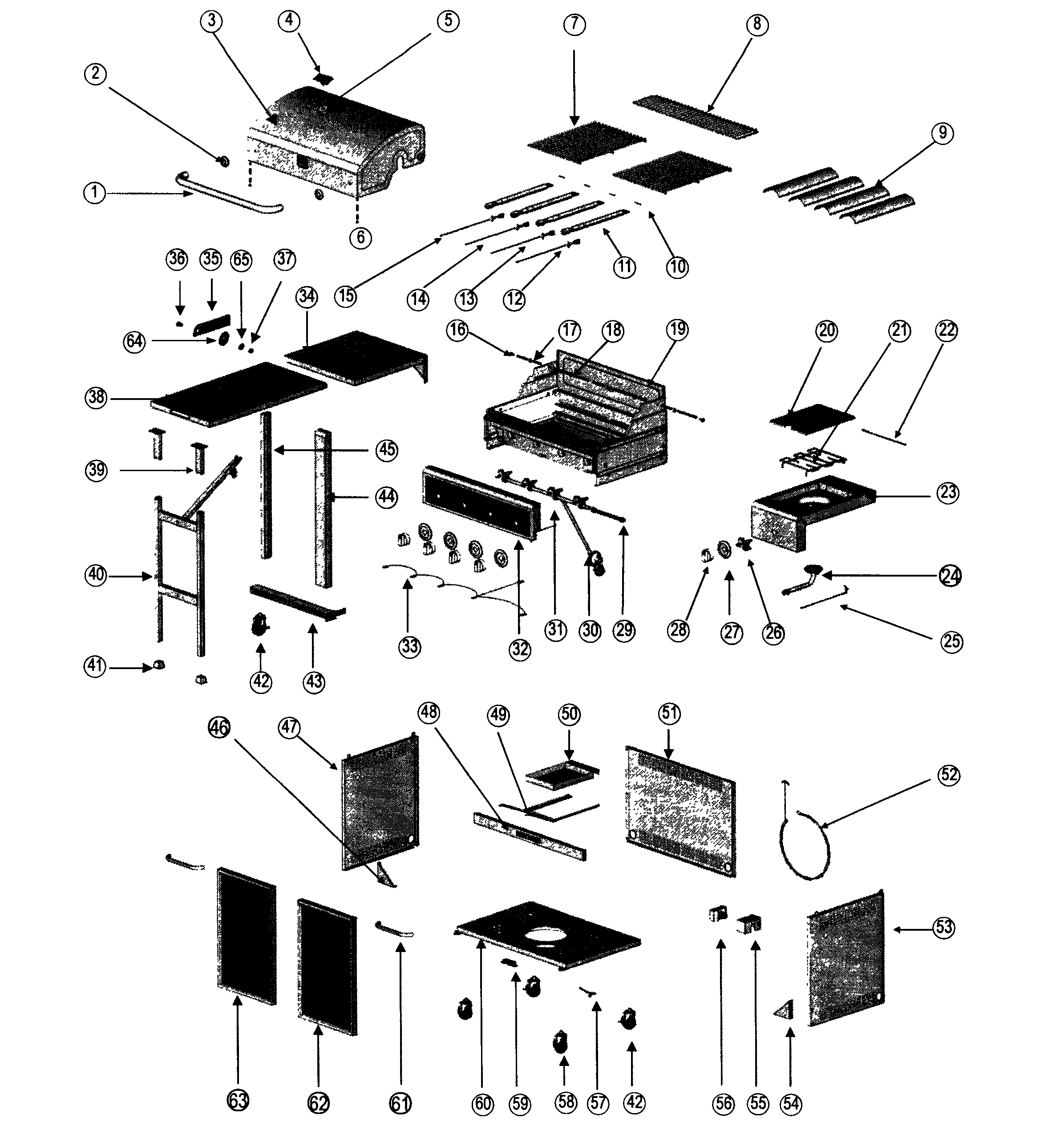 Sears grill outlet parts