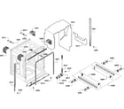 Bosch SHE68R52UC/67 cabinet diagram