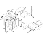 Bosch SHE68R52UC/69 cabinet diagram