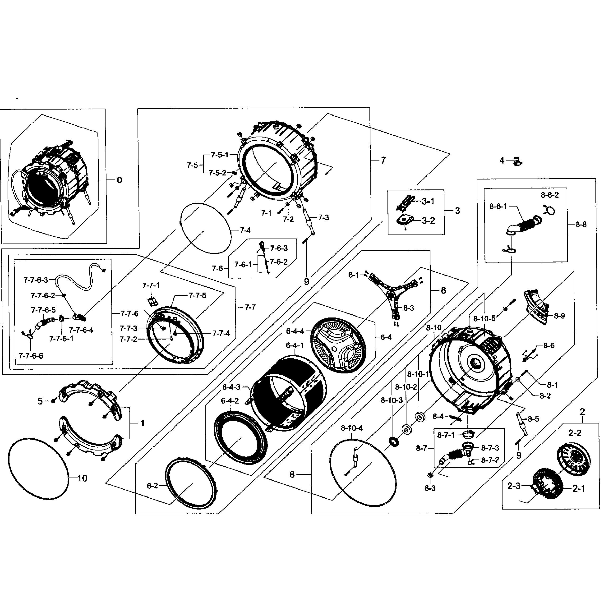 Tub assy