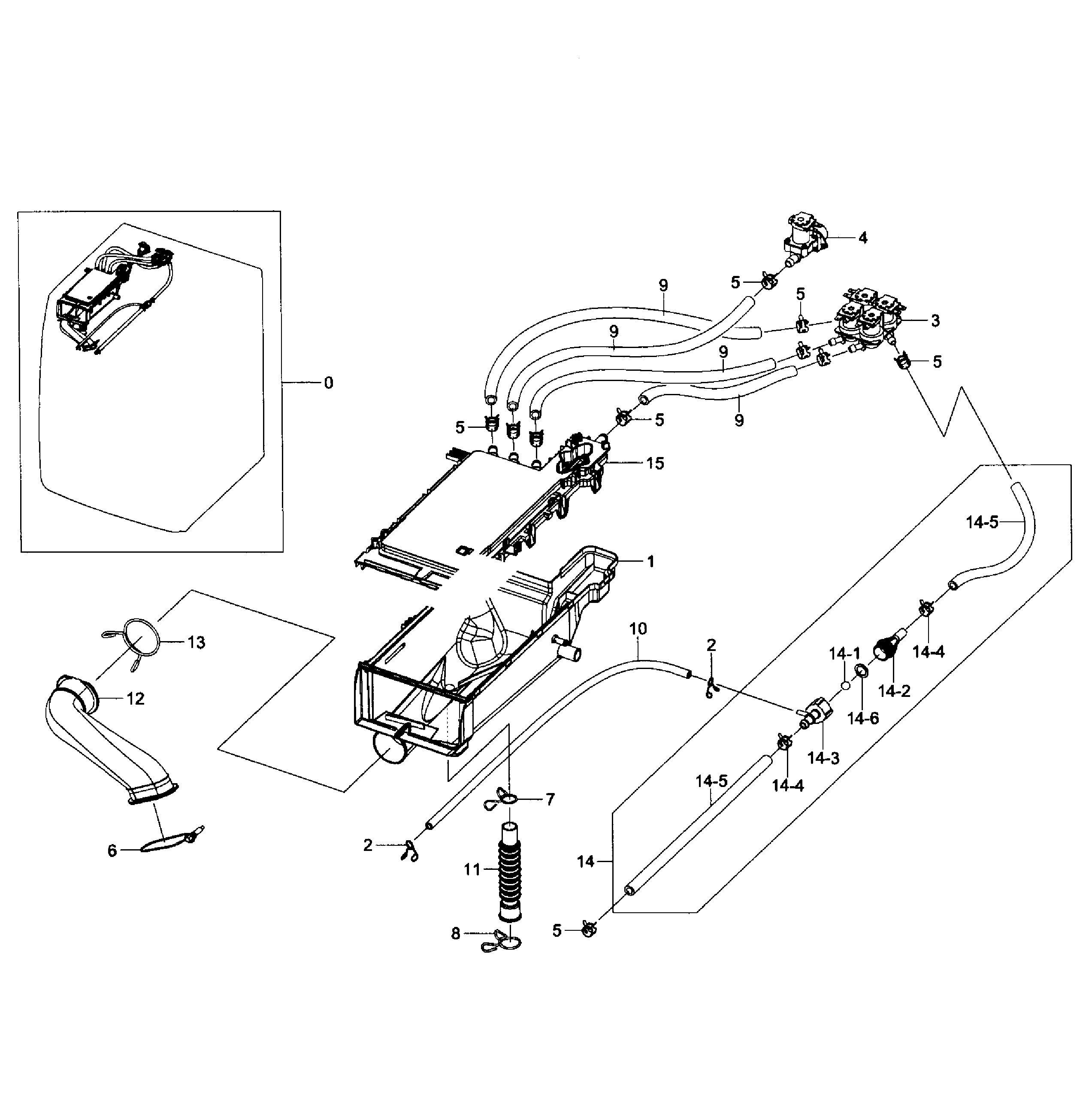 Drawer housing
