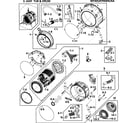 Samsung WF405ATPAWR/AA-00 tub assy diagram