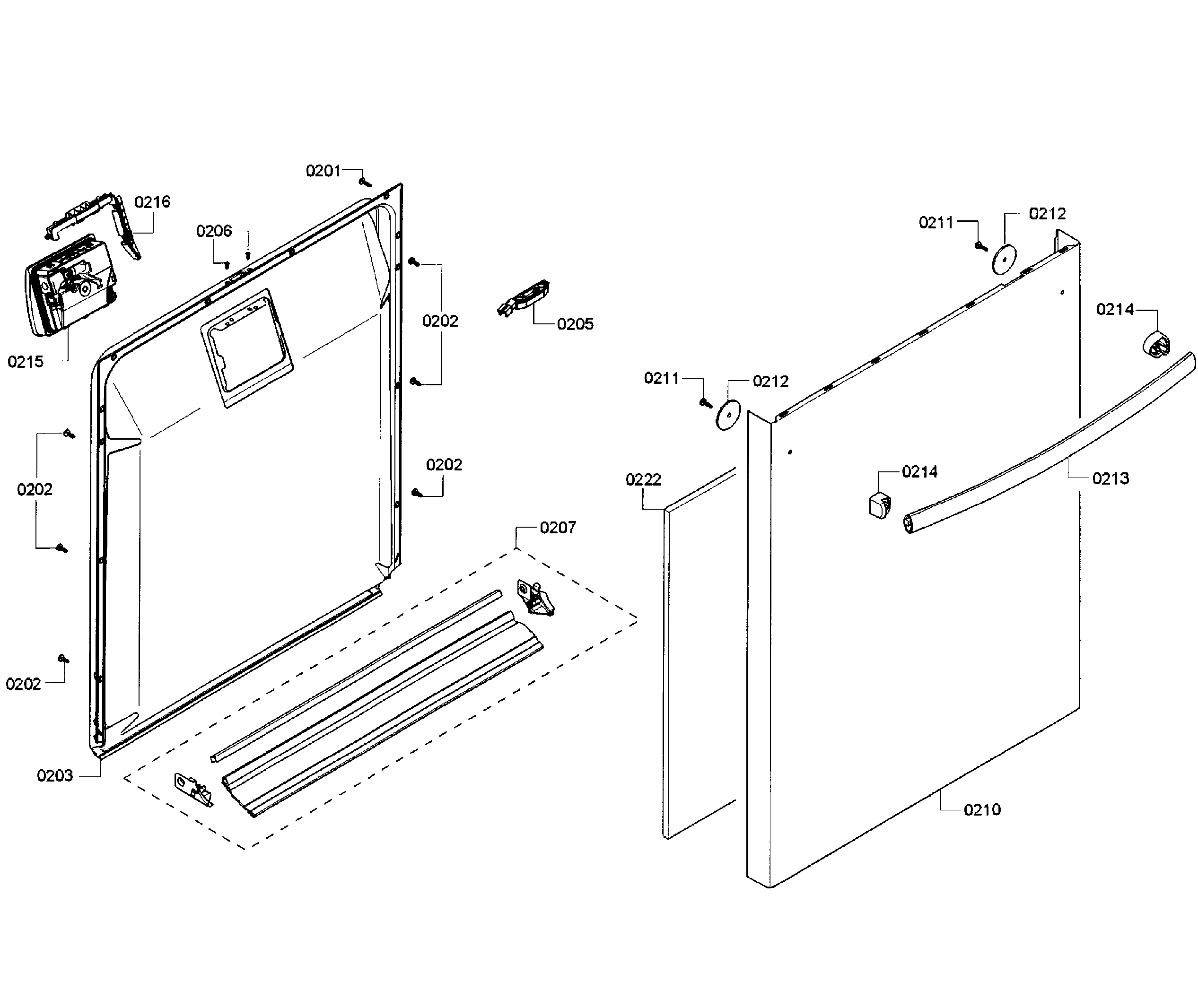 Door assy