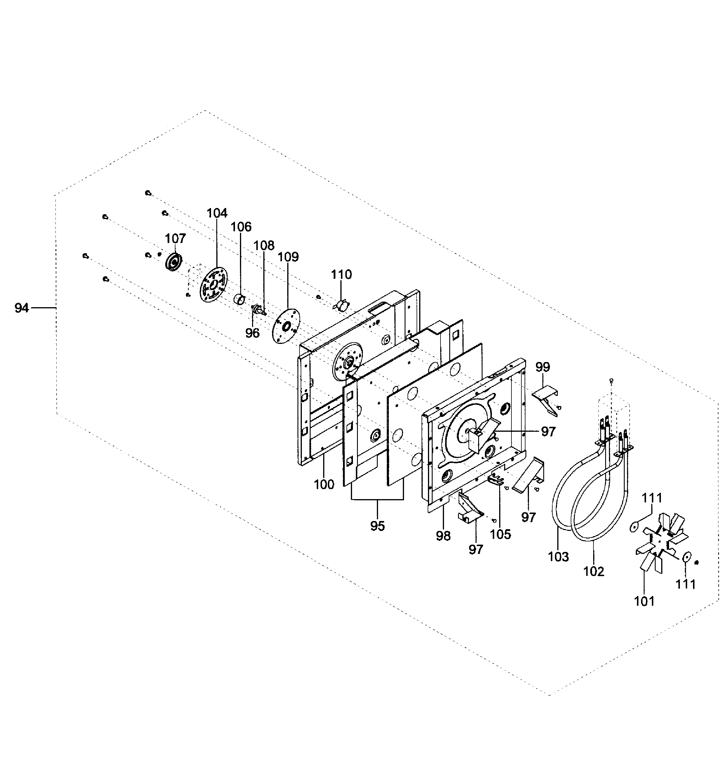 Casing assy