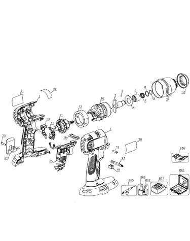 Drill cordless