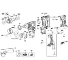 DeWalt DCH213L2 TYPE1 drill hammer diagram