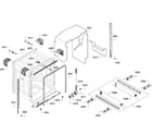 Bosch SHE68R56UC/67 cabinet diagram