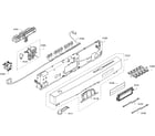 Bosch SHE68R56UC/68 control panel diagram