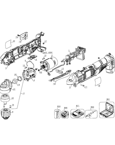 Drill cordless
