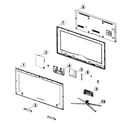 Samsung UN60ES6003FXZA-HH01 cabinet parts diagram