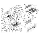 Onkyo HT-S5500 cabinet parts diagram