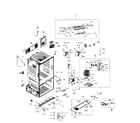 Samsung RF221NCTASR/AA-01 cabinet diagram