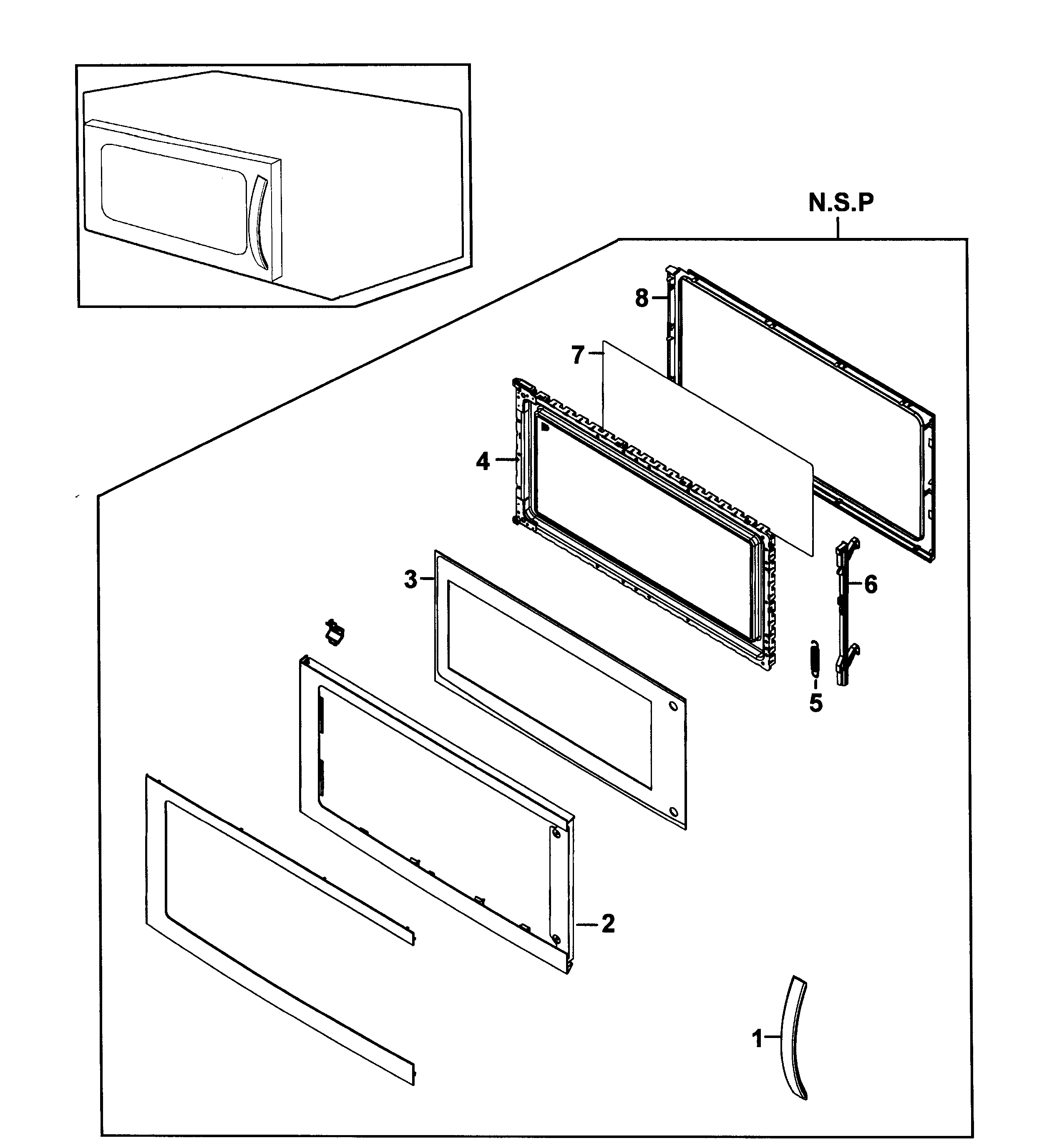 Door assy