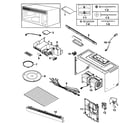 Samsung SMH9151S/XAA-00 cabinet 1 diagram